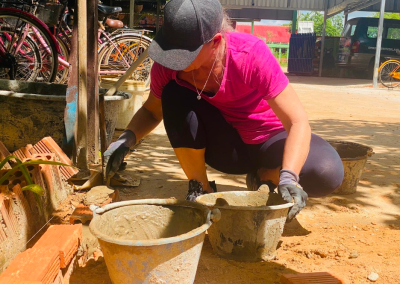 Lisa in Cambodia