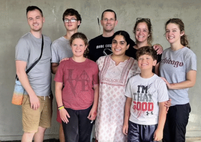 Rebecca and Family in Sri Lanka